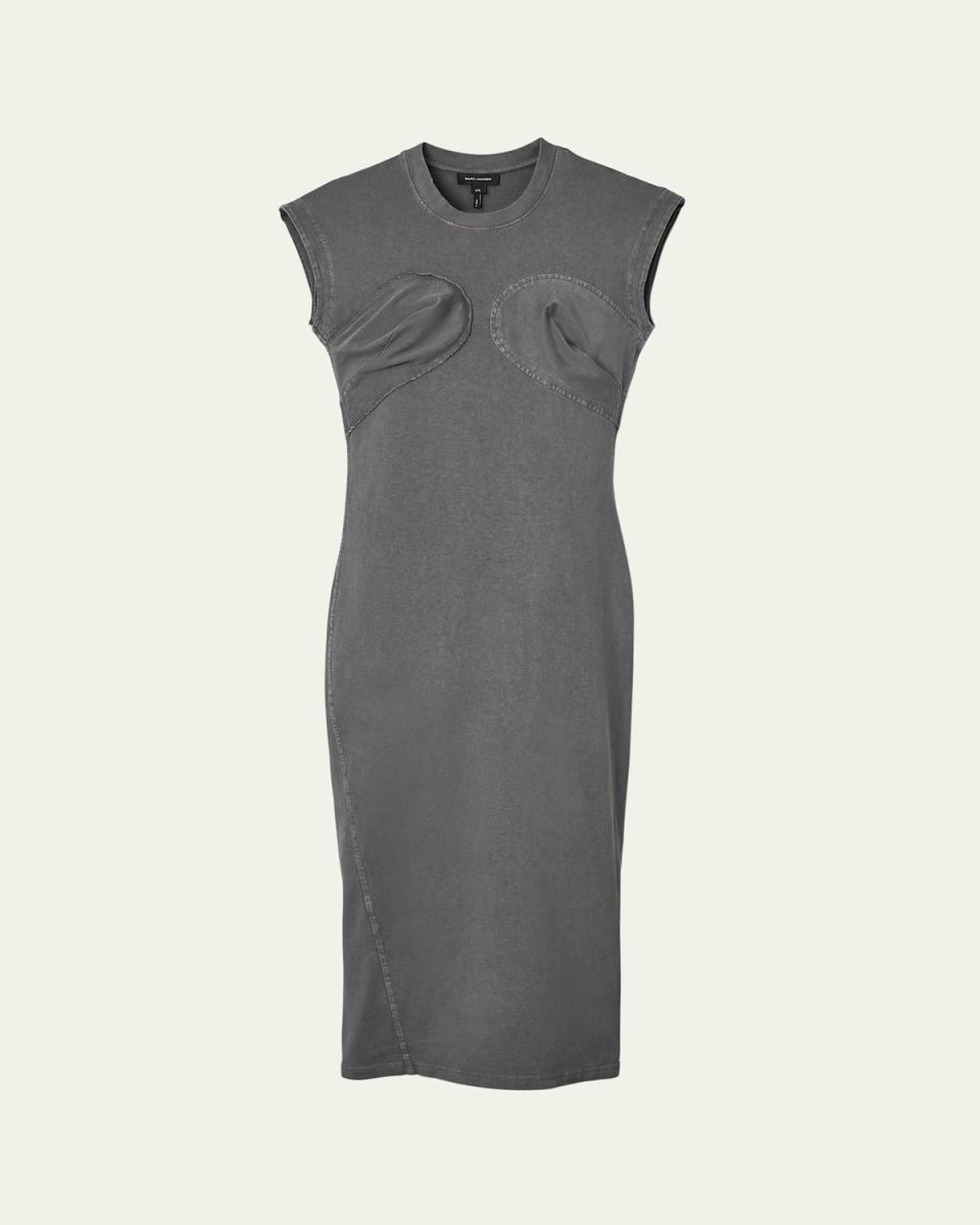 Seamed Up Body-Con Midi Dress